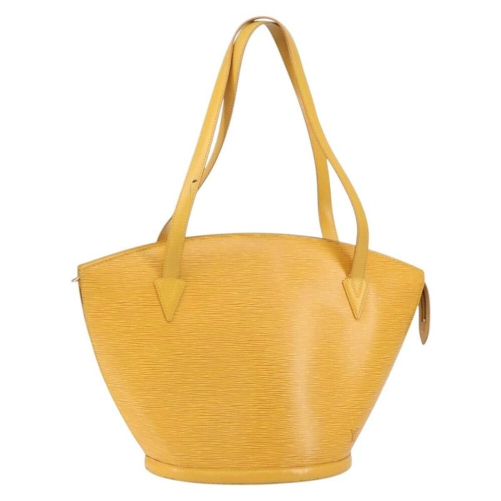 Louis Vuitton Saint Jacques Epi Leather Yellow Leather Handbag